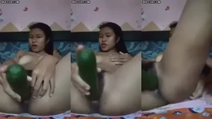 Bokep ABG Gadis Desa Colmek Dengan Timun