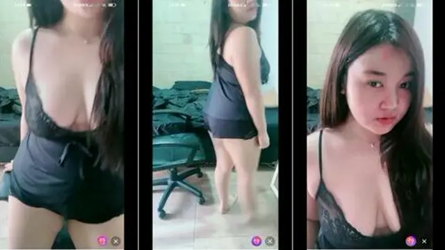 Ega Maria Lingerie Hitam Seksi