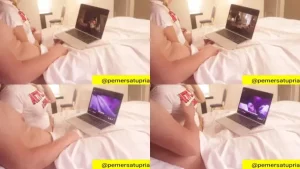 Lagi Nonton Film Adegan Hot Istri Jadi Sange