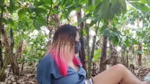 Ngewe Di Kebun Pisang Hampir Ketahuan Warga
